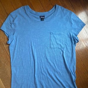 Blue Patagonia t-shirt in women’s small